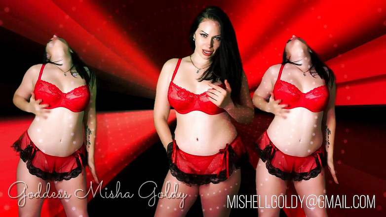 Goddess Misha Goldy: Manipulatie-fantasie! Ik weet dat je zo opgewonden bent om me...