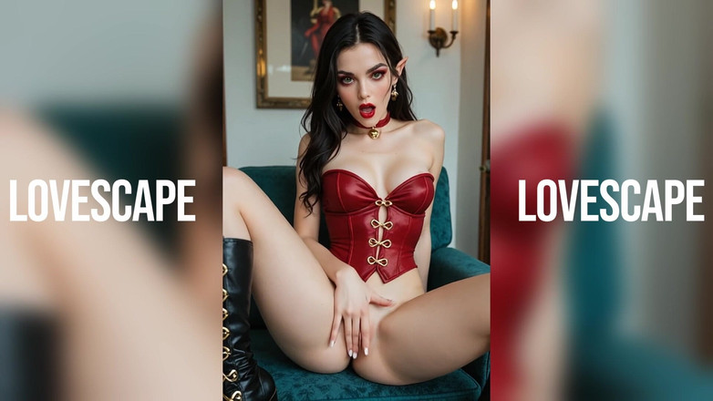 Lovescape: Mrs. Claus dan Elves Cum untuk Krismas