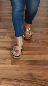 Birkis Asmr - Sandals Dragging & Sliding on Wooden Floor