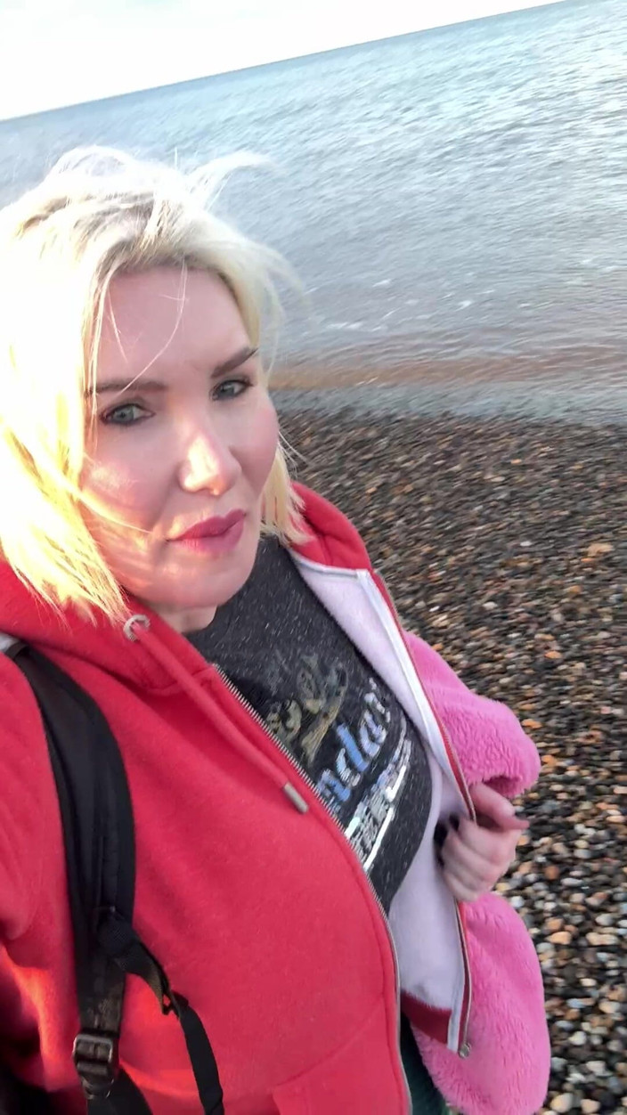 Sophie James: I Walked 25 Miles to Get This Nude Beach Fingering Video!!