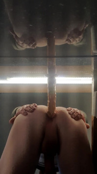 Big Ass on Dildo