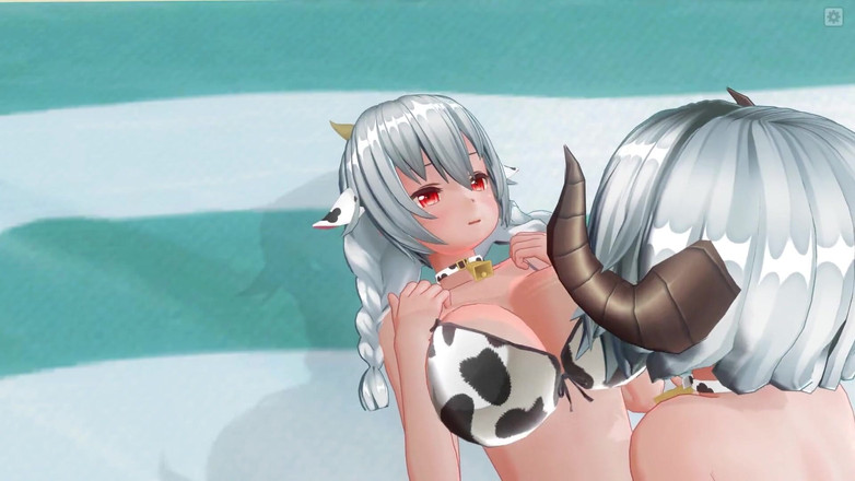 H3DC: 3D Hentai Yuri Cow Girl Fucks Her Girlfriend