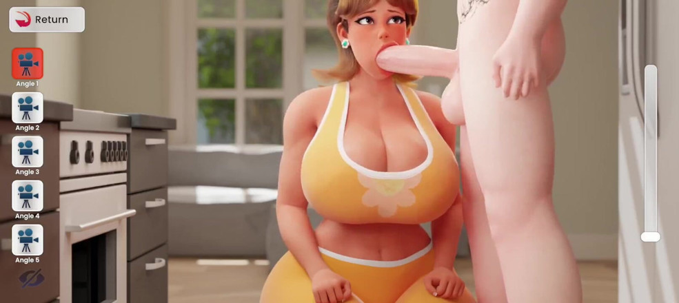 Xr Gamer: Debbie le hace una mamada a Eden en la cocina