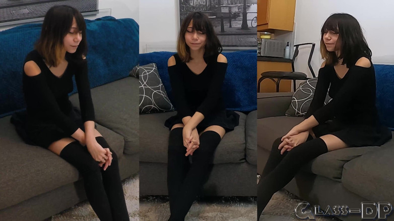GLASSDP: Skinny 18-year-old Gets Ass Fucked on Camera