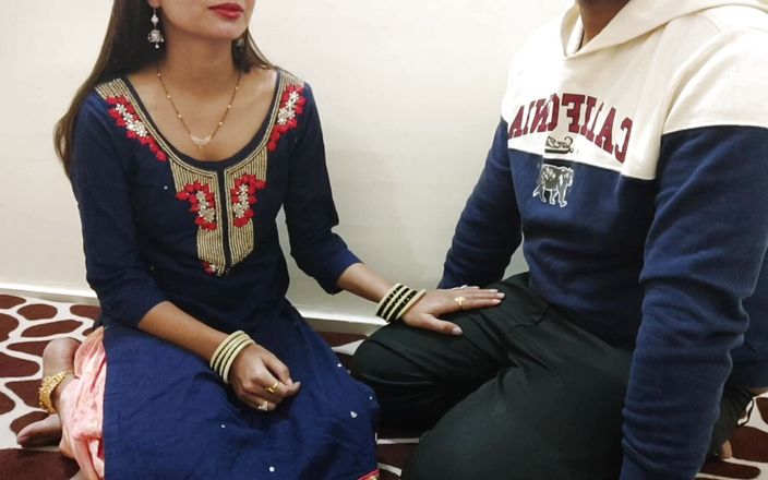 Horny couple 149: Sara uczy pieprzenia przyrodniego brata Pierwszej nocy w hindi Audio