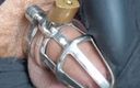 Slave Jeff Kassel: My Cock Caged. Lost My Key. Only a 9inch Dildo and...