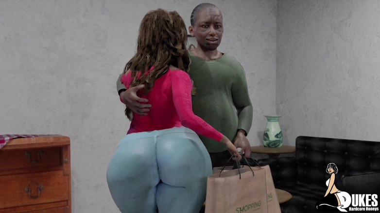 Dukes Hardcore Honeys: Throat fucking my big booty step mother
