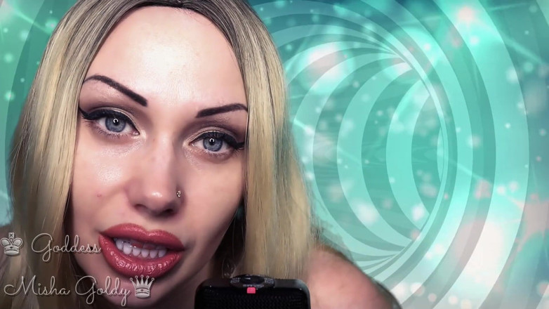 Goddess Misha Goldy: 매혹적인 3Dio ASMR! 여기 나이 파워를 느낄 수 있어! 나는 당신의 마음을 입력합니다!