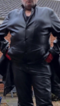Leather Trench and Pants