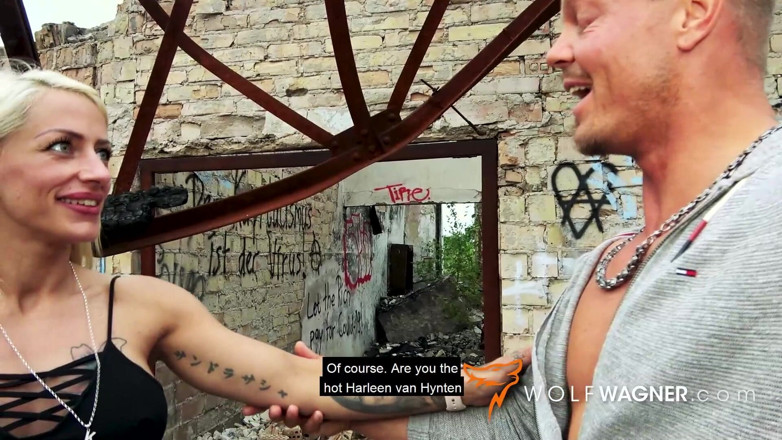 Wolf Wagner Com: Harleen Van Hynten likes getting fucked hard in an abandoned...