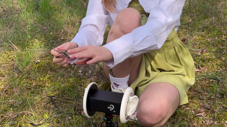 Loly Nebel Studio: Dzień Asmr w lesie ze mną