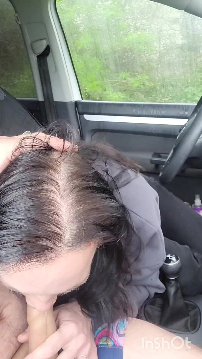 Demelza: 공공 요원 : 좌초 된 자전거 타는 자지 픽업 - 오럴, 자동차 섹스 및 시오후키 오르가로 따뜻하게 도와주어