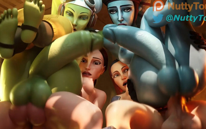 Hatano Oshidax: Nuttytouch Intense Sex Group Tasty Big Asses Jumping on a...