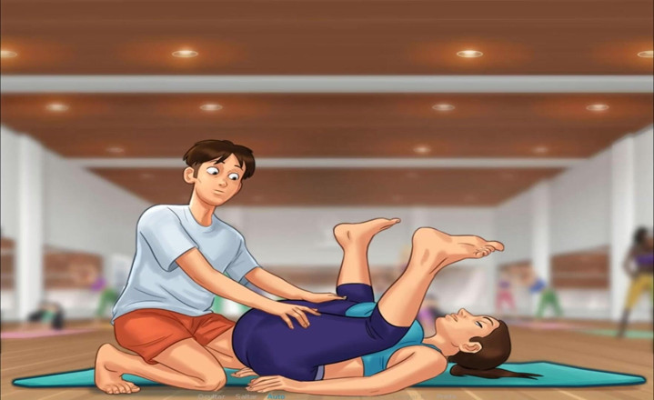 Cartoon Universal: Summertime saga part 1 - Sexy yoga (Espanol sub)