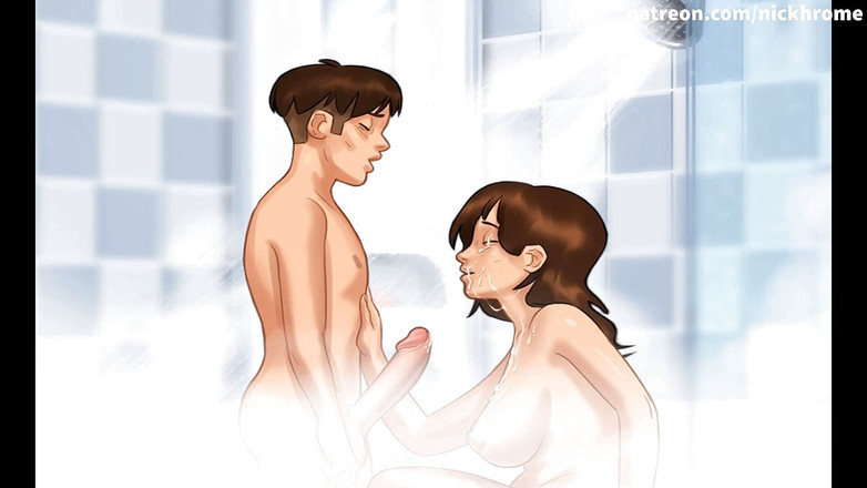 Cartoon Universal: 夏日传奇 第33部分 - 最大的颜射（法语子）