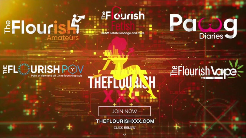 The Flourish XXX: Amateur Nataliya Crimson get BBC anal gangbang and fisted