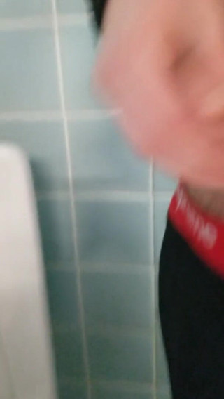 JohnholmesjuniorCA: Johnholmesjunior Flashing His Hard Cock in Busy Vancouver Park Bathroom