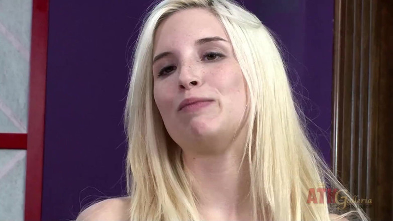 ATK Fans (Solo): Young girl with nice boobs enjoys solo fun