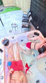 Pool Party Escalates with Two Horny Teen Pussies!