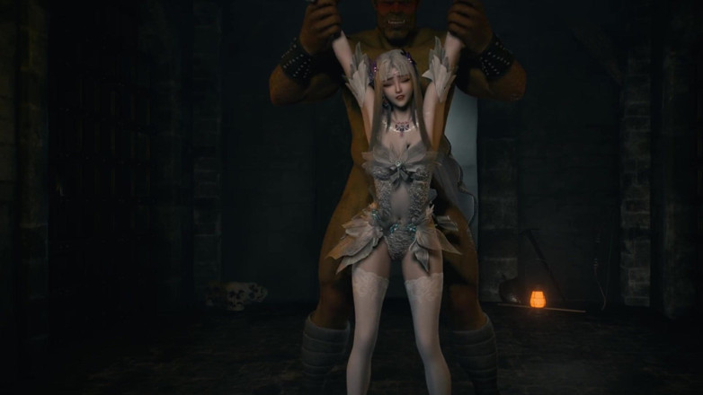 Why fuck so hard: 3D Cute Elf Babe Naked Got Fucked so Hard by...