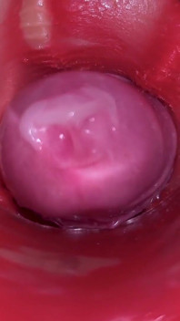 Kamera uvnitř kundičky: Silné sperma v kundičce! Nejlepší vnitřní asmr