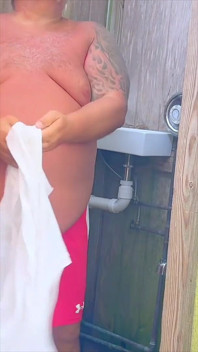 Naked Chubby Dancing Bear up Close Hands Free Orgasm
