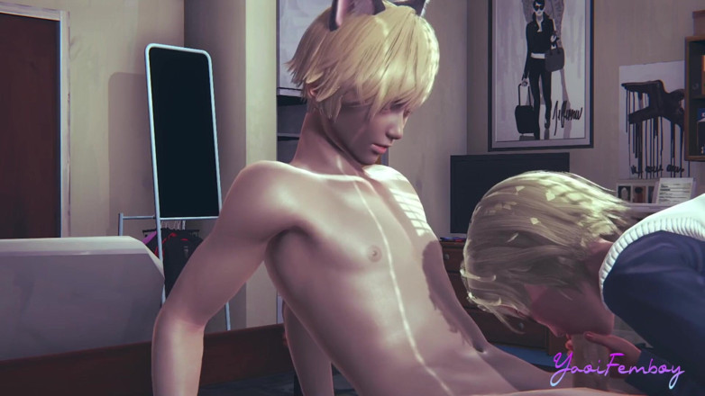 Yaoitube: Yaoi Femboy Osuke - Could This Blonde Femboy Ride Like a...
