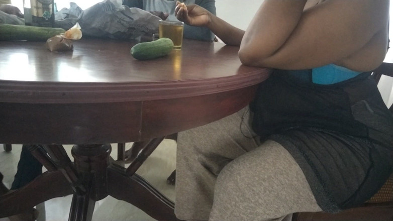 Priya aunty: Dirty Talking Tamil on Dinner Table