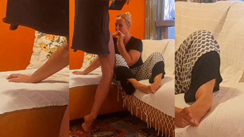 Selena701: アマチュアのブロンド成熟した妻が合間にオーラルセックスを楽しむ