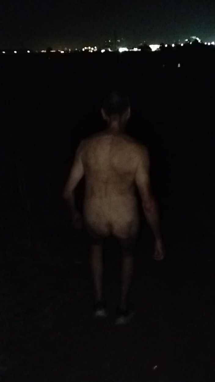 Benkinkiben: Naked Walking on the Hill Along Highway