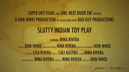 Super Hot Films: Sexy Nina Rivera getting off as a little Indian slut