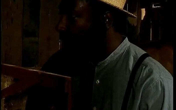 Best Butts: Ebony hunks working with the haystack in amish warehouse