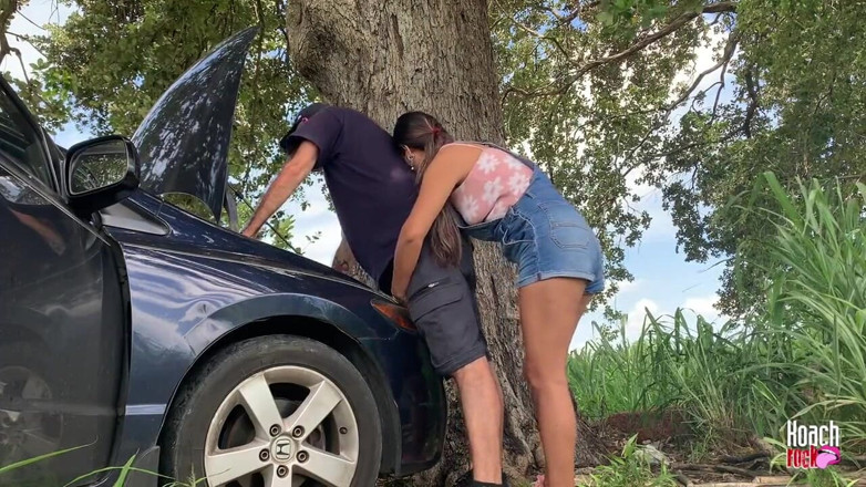 thundass: Smelling and Licking the Mechanic's Ass to Pay for the...