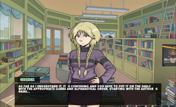 Hentai World: Witch hunter cute blonde with big ass in bookstore and...