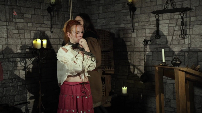Inquisition and prison world: Red-haired Witch Is Humiliated by Her Judges