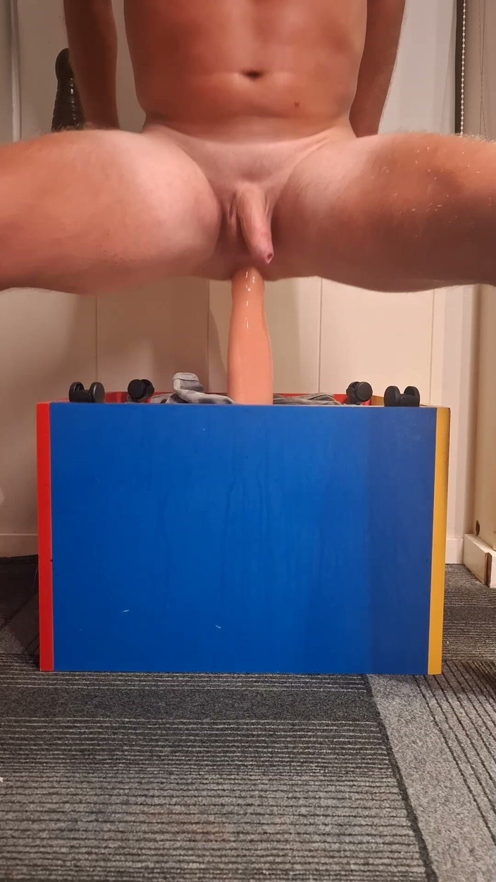 NoFace Twink X: Hot Twink Fisting &amp; Xl Dildo Ride Deep Anal Stretch &amp; Heavy...