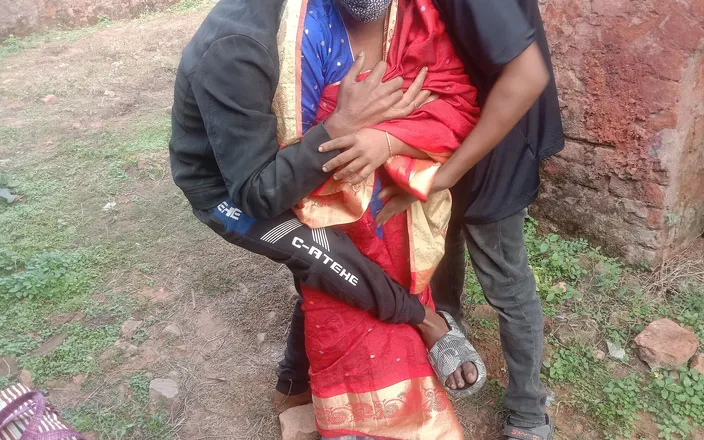 Couplepro: Outdoor First Time Theresome on the Best in Rupali Bengali...