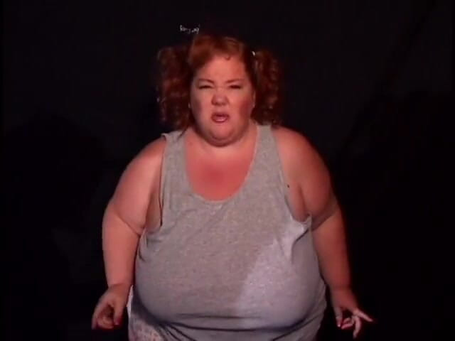 A Lesbian World: Watch the fat midget and skinny midget fuck each other...