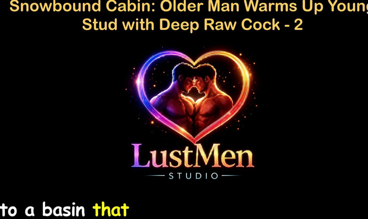 LustMen: English Audio Gay Sex Story - Snowbound Cabin: Older Man Warms...