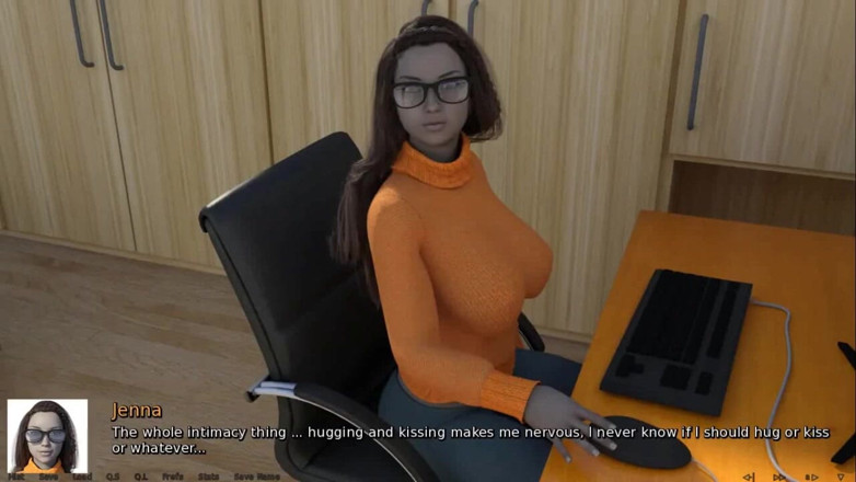 Dirty GamesXxX: Onde está o coração: menina tímida nerd com peitos enormes...