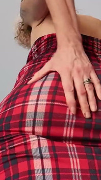 Gemütliches rot-plaid-wichsanleitung