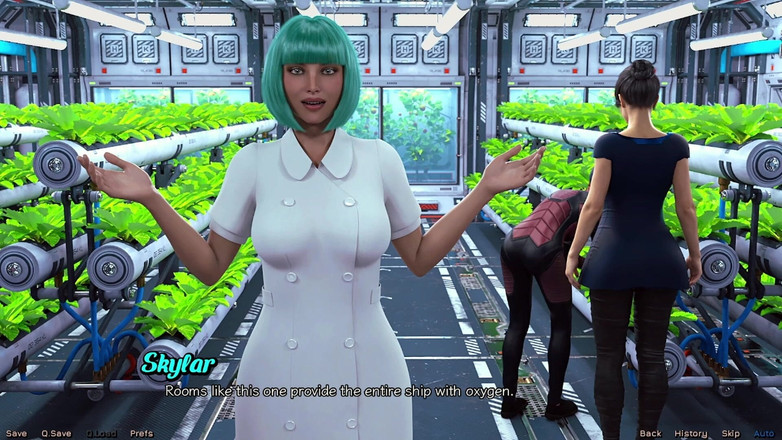 AVN Teller: 宇宙に立ち往生 #01 - 美少女たちと出会う