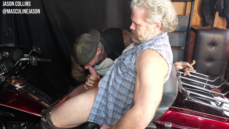 MasculineJason - Jason Collins: Moto e sigaro scopano con Cain marko