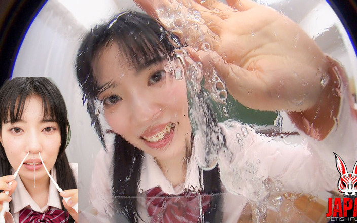 Japan Fetish Fusion: 燕天井が鼻水を吹いて顔に塗る - 鼻フェチ