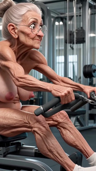 Old Ladies in the Gym