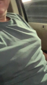 Flashing My Hard Cock in My Car