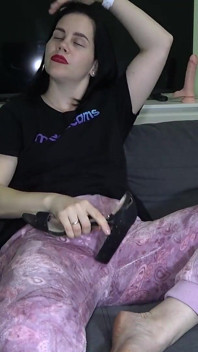 Anna Sucks a Dildo, a Cap and a Shoe