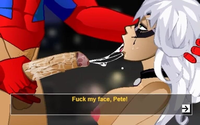 LoveSkySan69Real: Spiderman Black Cat Felatio Gameplay od Loveskysan