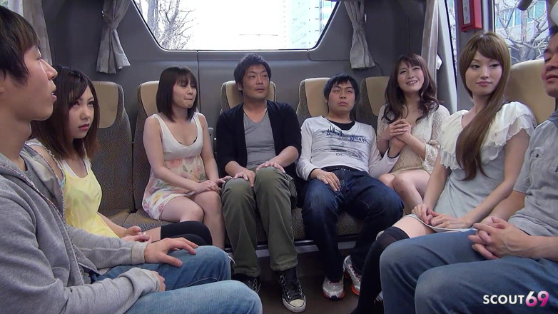 Asian porn collection: Uncensored Full JAV Group Sex Orgy with Skinny Japanese Teens...