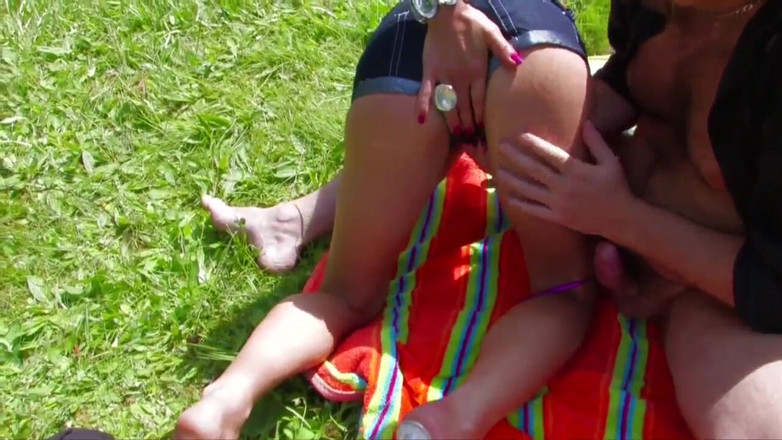 Real Anal Stories: Outdoor squirt and anal fuck